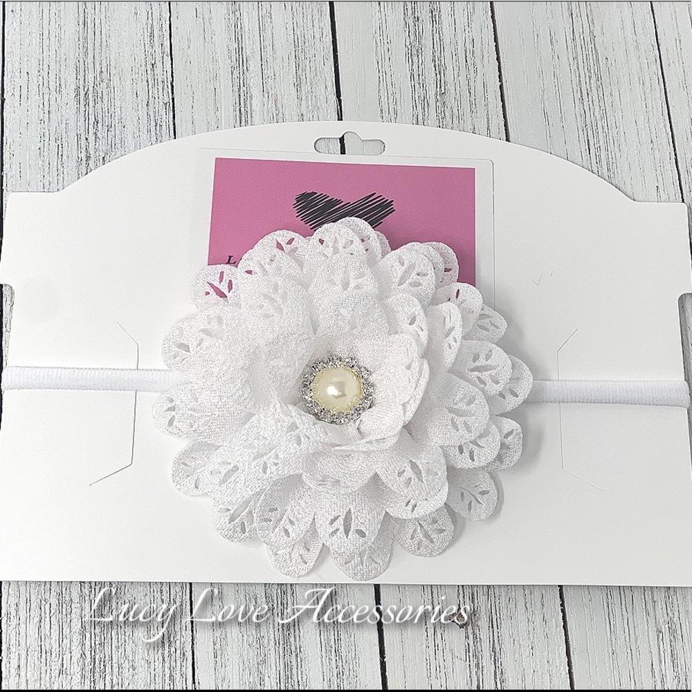 Handmade 3” Blossom Flower Headband